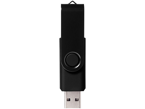 Флеш-карта Rotate Metallic USB 2.0 на 4 Gb, черный - рис 3.