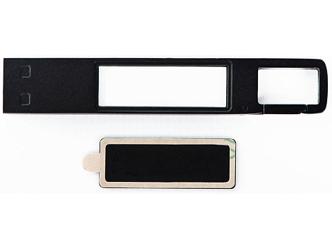 USB 2.0- флешка на 32 Гб c подсветкой логотипа Hook LED, темно-серый, синяя подсветка - рис 8.