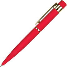 Ручка шариковая автоматическая BrunoVisconti VERONA цвет корпуса красный, soft-touch, 1 мм, синяя