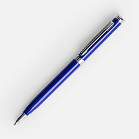 Ручка шариковая Finn Chrome, синяя - рис 2.