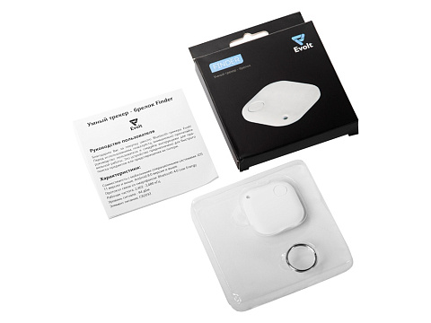 Смарт Bluetooth трекер для поиска вещей Finder, белый - рис 4.