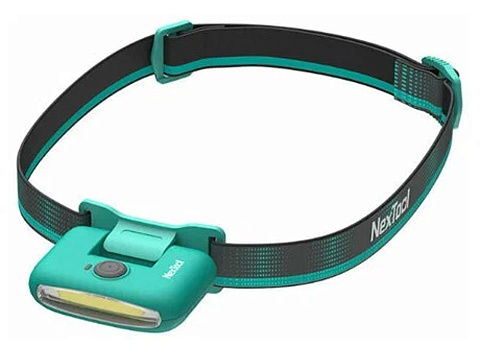 Фонарь налобный Nextool Multi Functional HeadLamp,80лм, 42гр, аккумулятор, синий (NE20005)