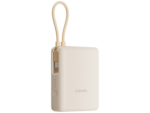 Внешний аккумулятор со встроенным кабелем 22.5W Xiaomi Power Bank 10000mAh (Integrated Cable) Tan GL - рис 2.
