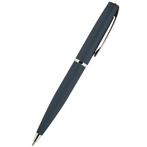 Ручка Sienna шариковая  автоматическая, синий металлический корпус soft-touch, 1.0 мм, синяя