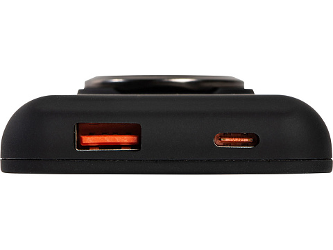 Магнитный беспроводной внешний аккумулятор MagnetIQ, 5000 mah, 10 W, черный (Р) - рис 13.