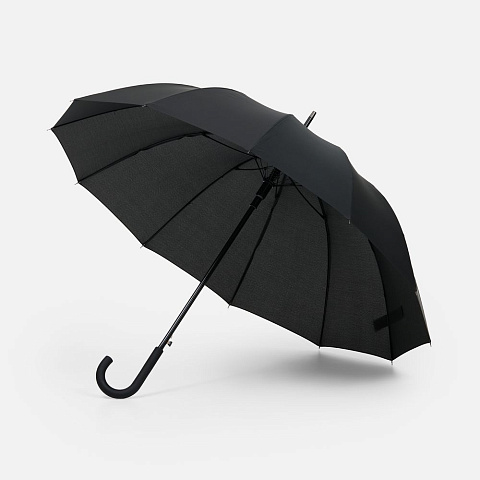 Зонт-трость Sombrella, черный - рис 2.