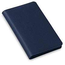 Футляр-книжка на 4-е карты с RFID Favor, темно-синий
