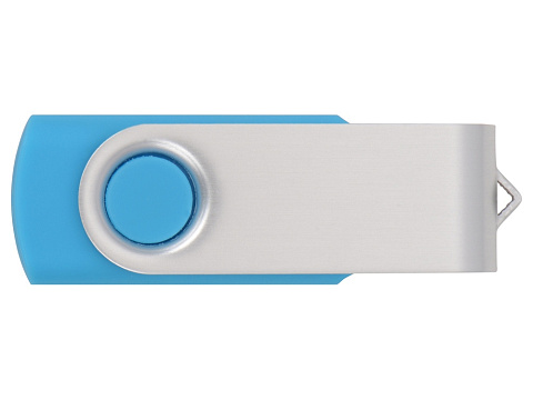 Флеш-карта USB 2.0 16 ГБ Квебек, голубой - рис 3.