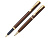 Набор Pierre Cardin PEN&PEN: ручка шариковая + роллер. Цвет - коричневый. Упаковка Е. - миниатюра