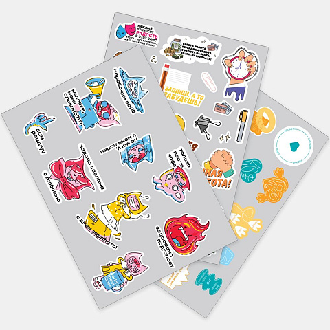 Наклейки из ПВХ Sticker Pack на заказ, L