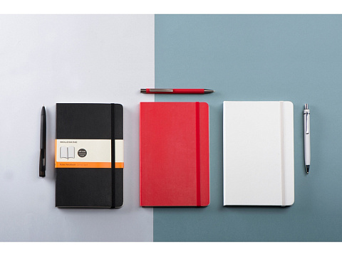Подарочный набор Moleskine Amelie с блокнотом А5 Soft и ручкой, черный - рис 7.